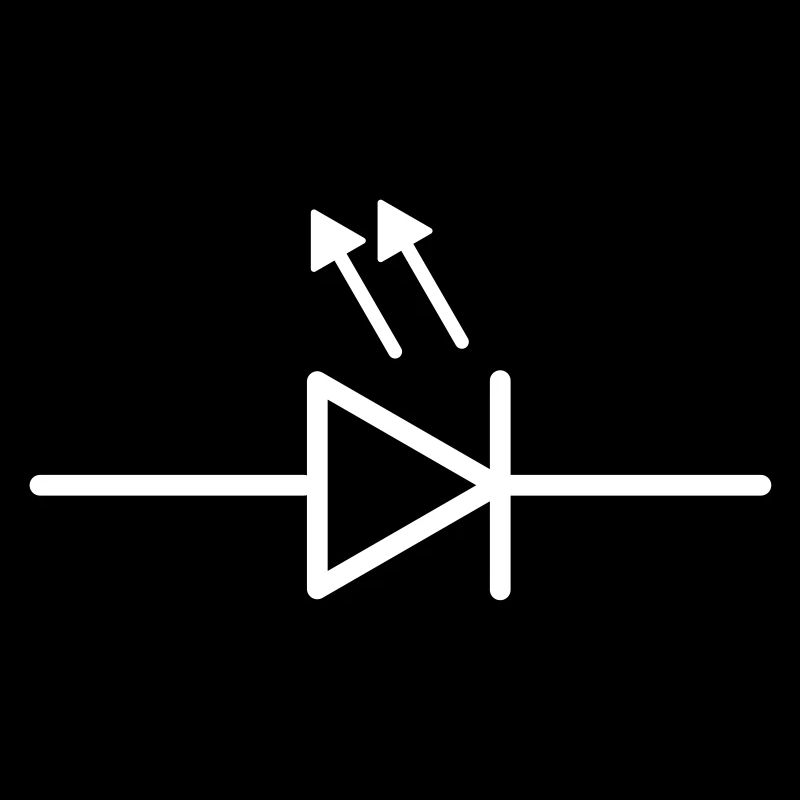 Circuit symbol light-emitting diode LED electronics