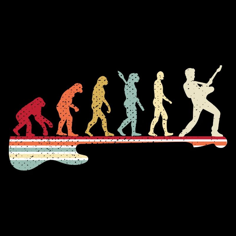 Evolution to guitarist, I like notes and music