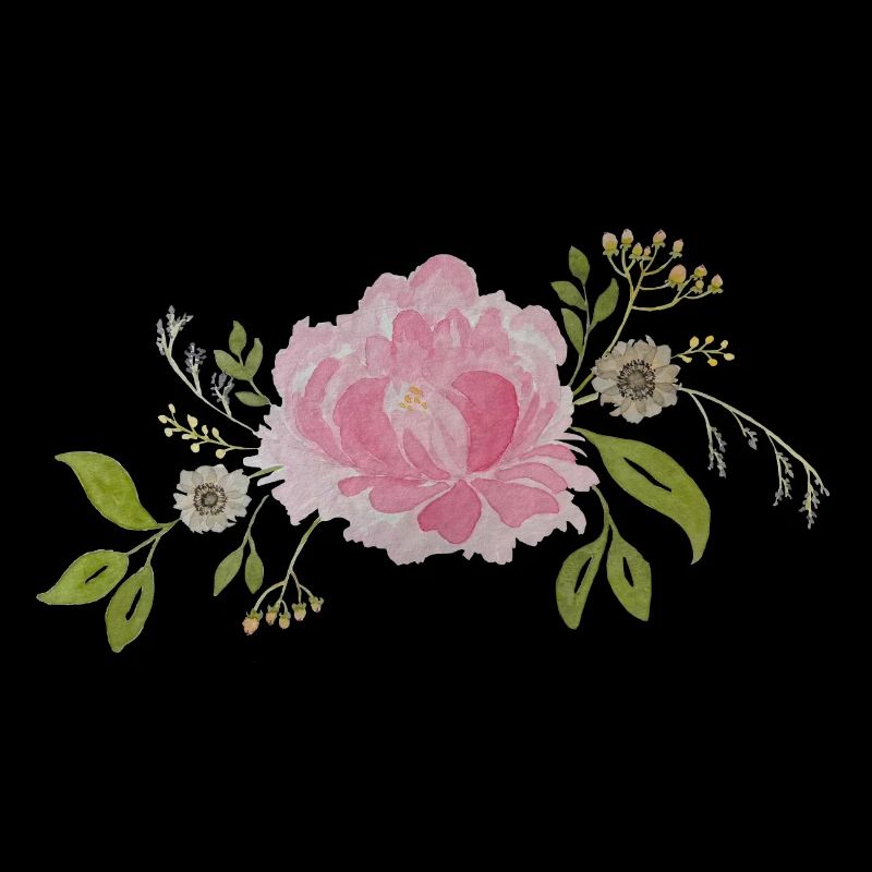 composition florale horizontale