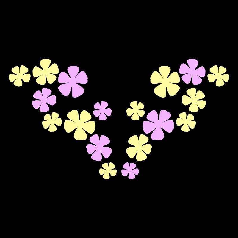 Many Pretty Flowers Colorful Decorative Pattern Beautiful