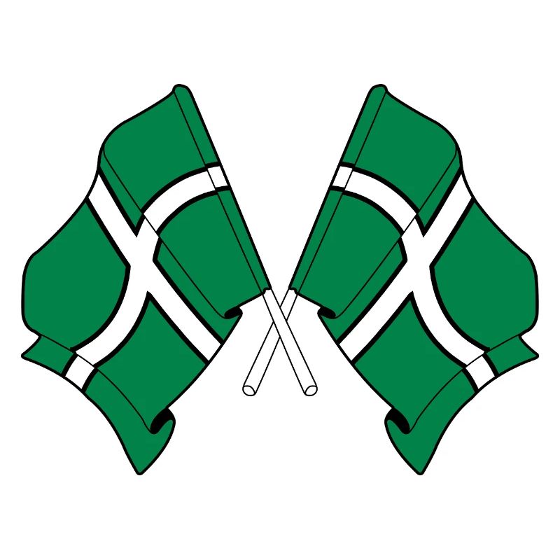 Drapeaux croisés du Devon