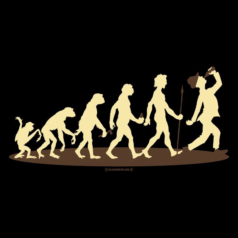 FUN - Evolution Bayer Bier - Geschenk - Bestseller