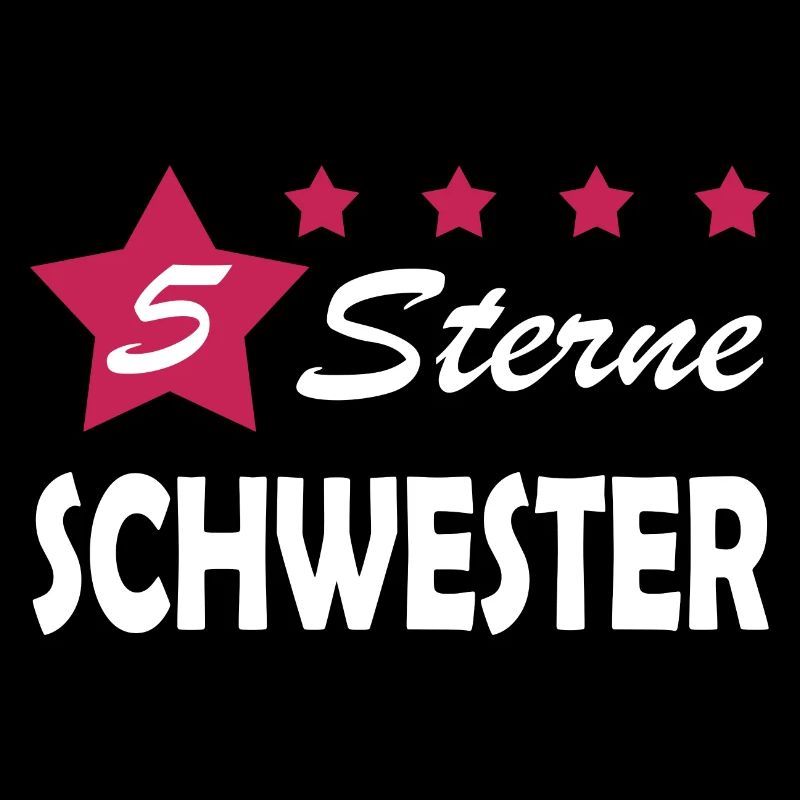 5 Sterne Schwester Geschenk Idee beste Schwester