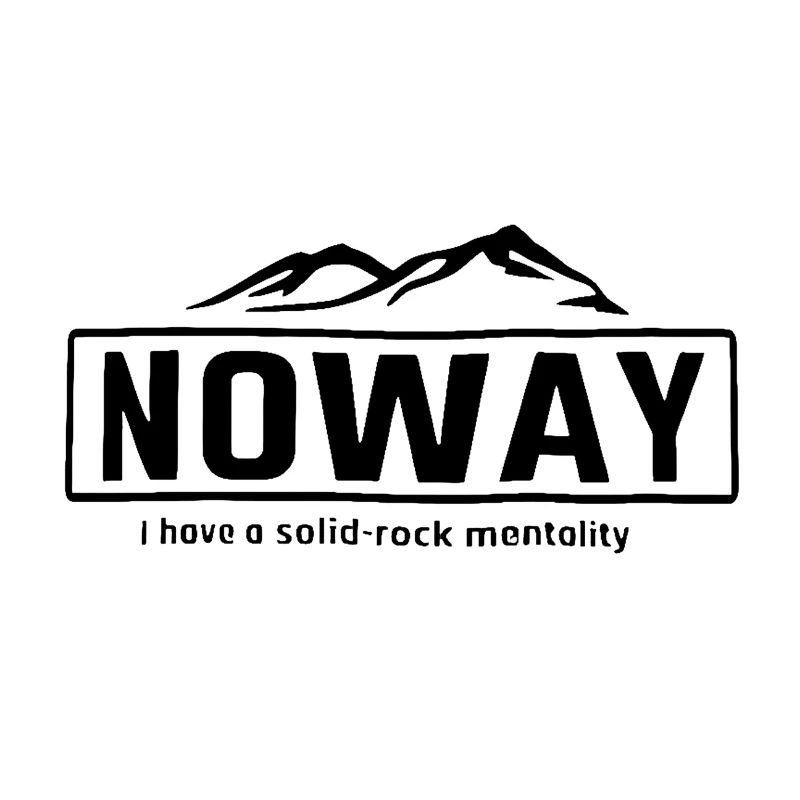 NOWAY© - I HAVE A SOLID ROCK MENTALITY