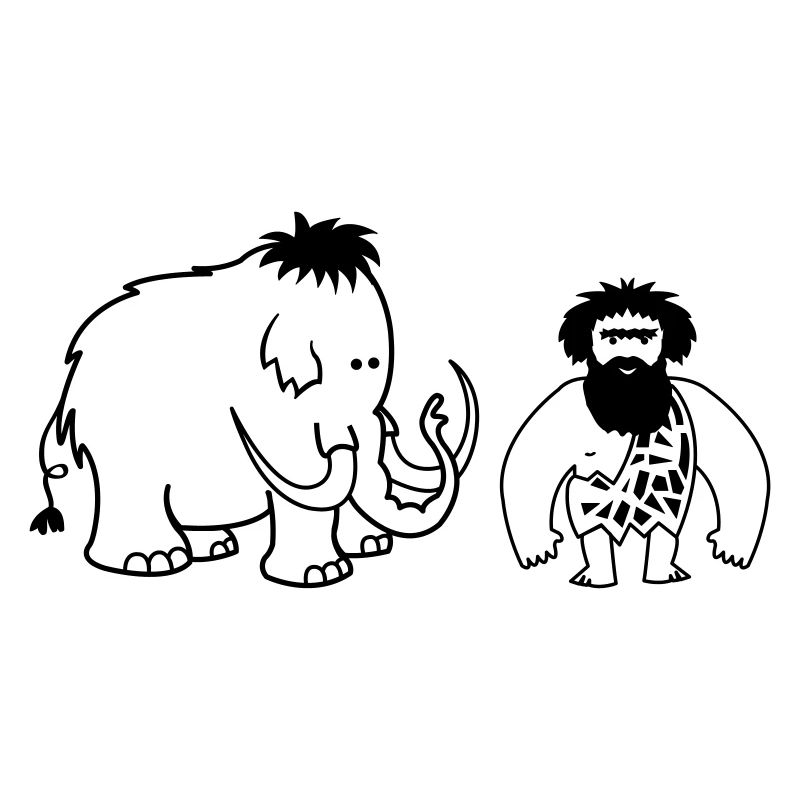 Mammoth caveman