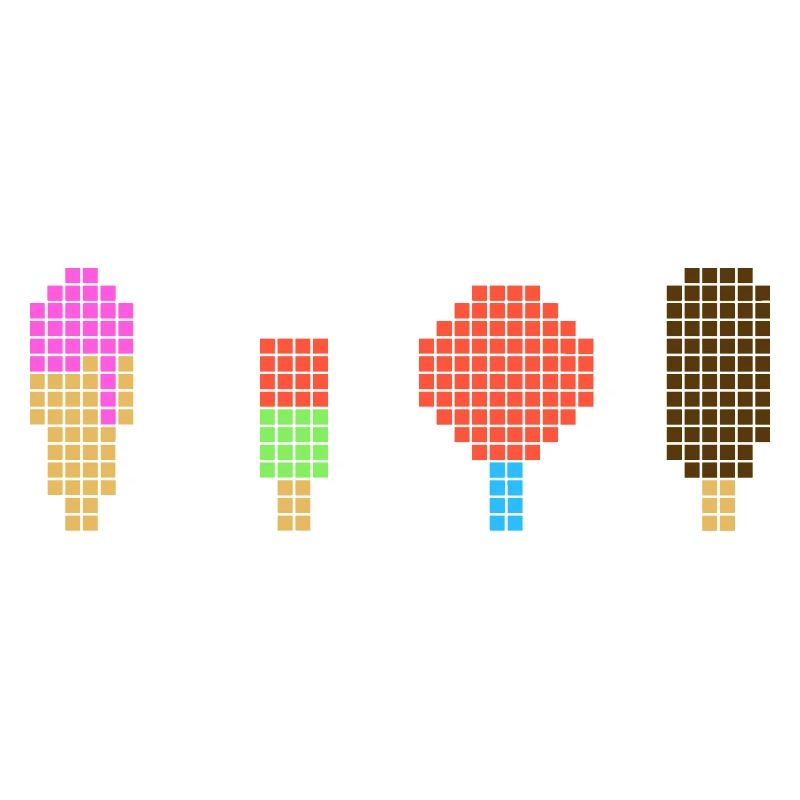 Pixel Eis - Retro Eiscreme