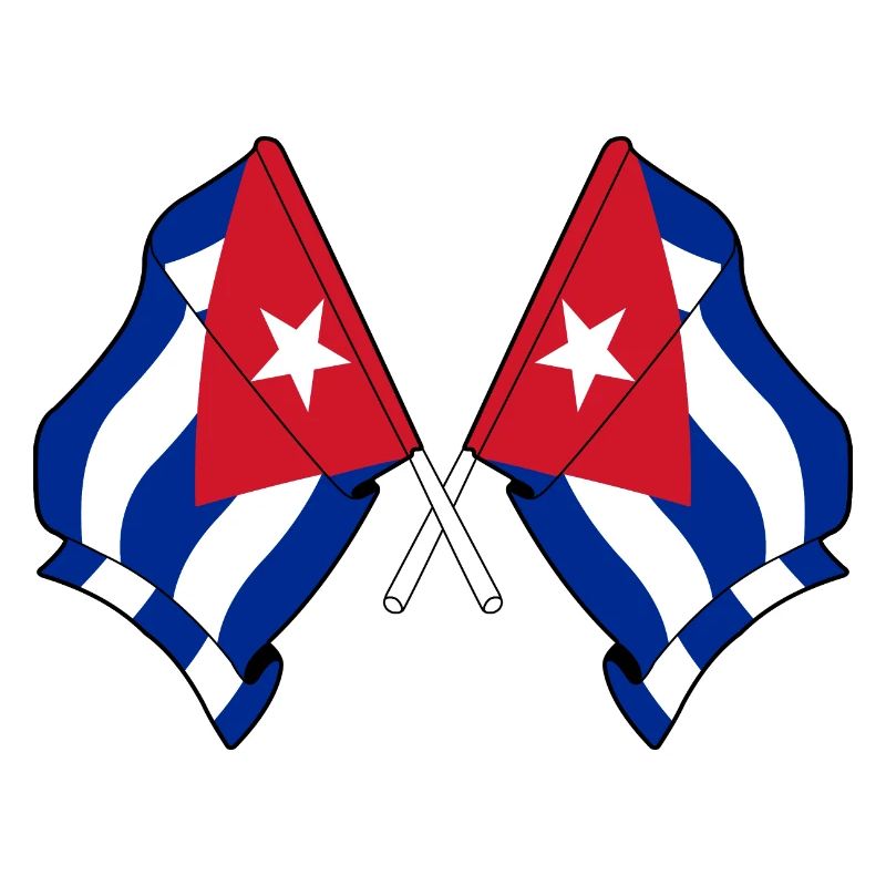 Deux drapeaux de Cuba