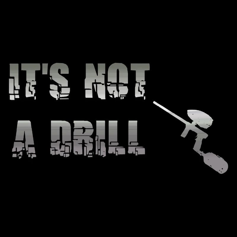 Ce n’est pas un exercice. C’est un marqueur de paintball