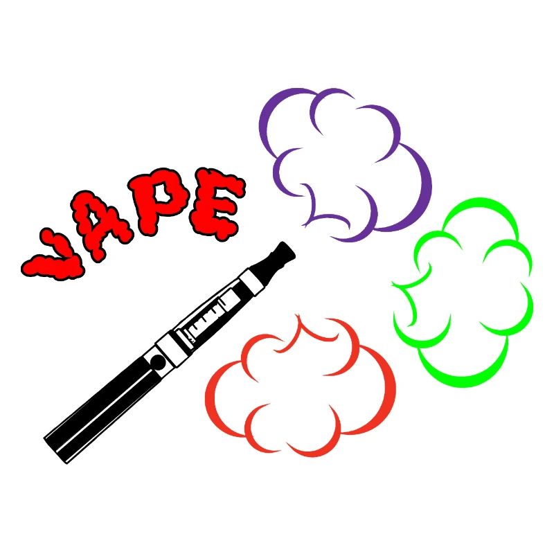 Conception de nuage de vapeur VAPE avec couleur