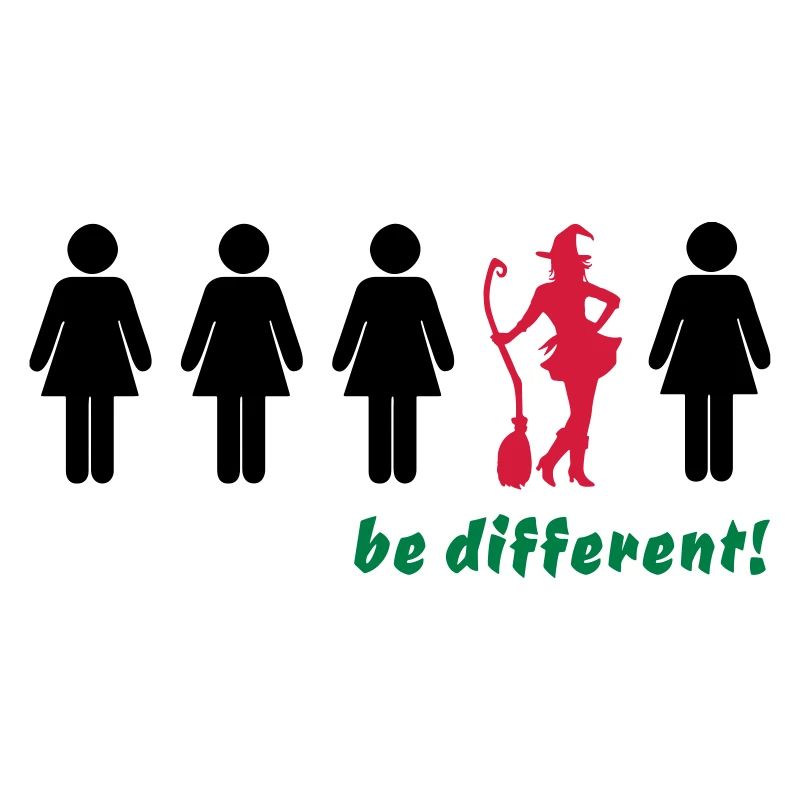 be different! - sei anders (Hexe)
