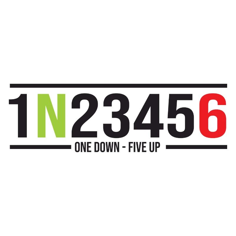 Motorcycle Gears 1N23456 One Down-Five Up