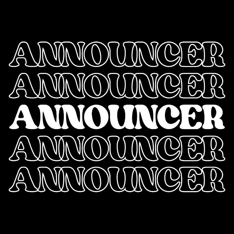 Ansager, Moderator, Moderator, Kommentator