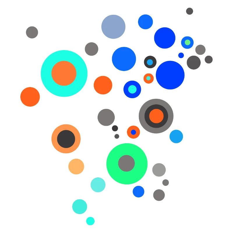 Scifi Points Pattern Design