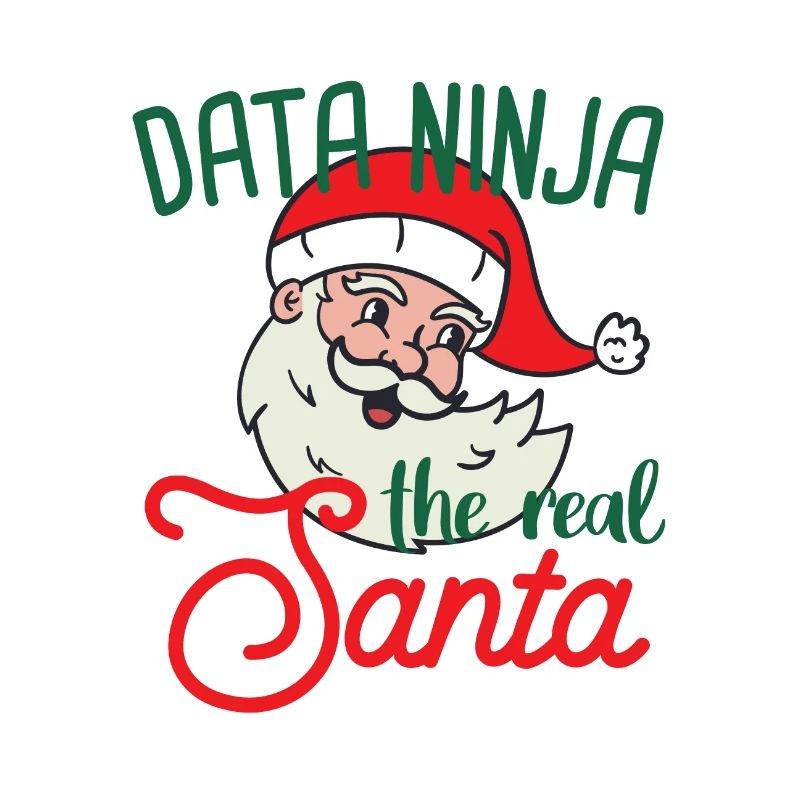 Data Ninja Xmas Santa Christmas Data Science