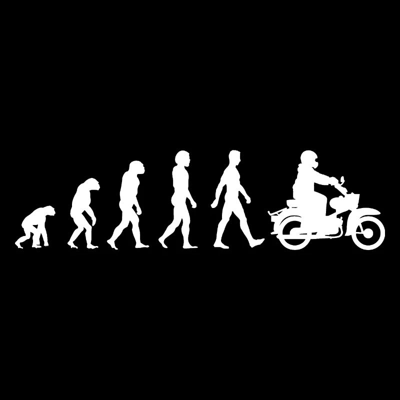 Mofa Moped Evolution Mofafahrer