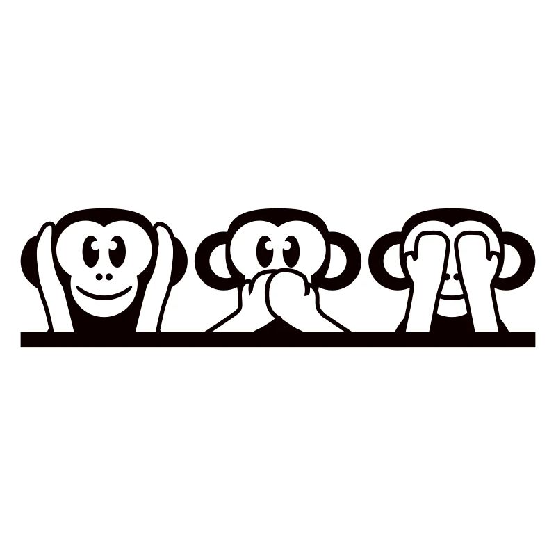 3 Wise Monkeys Hear Nothing Say See Monkey Fun