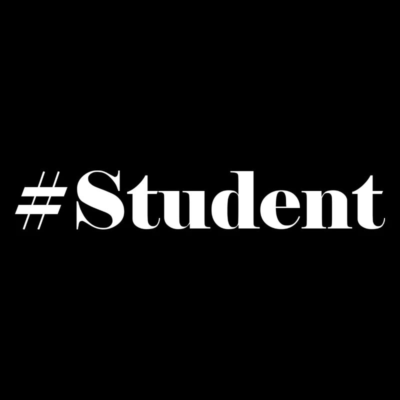 #Student Logo Blanc
