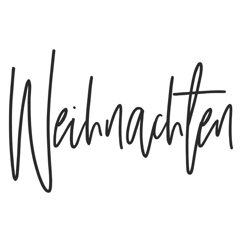 Christmas Script Hand Lettering