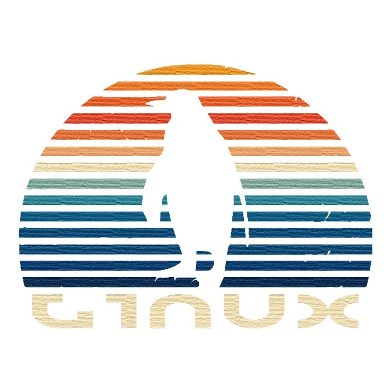 Linux Pinguin Vintage