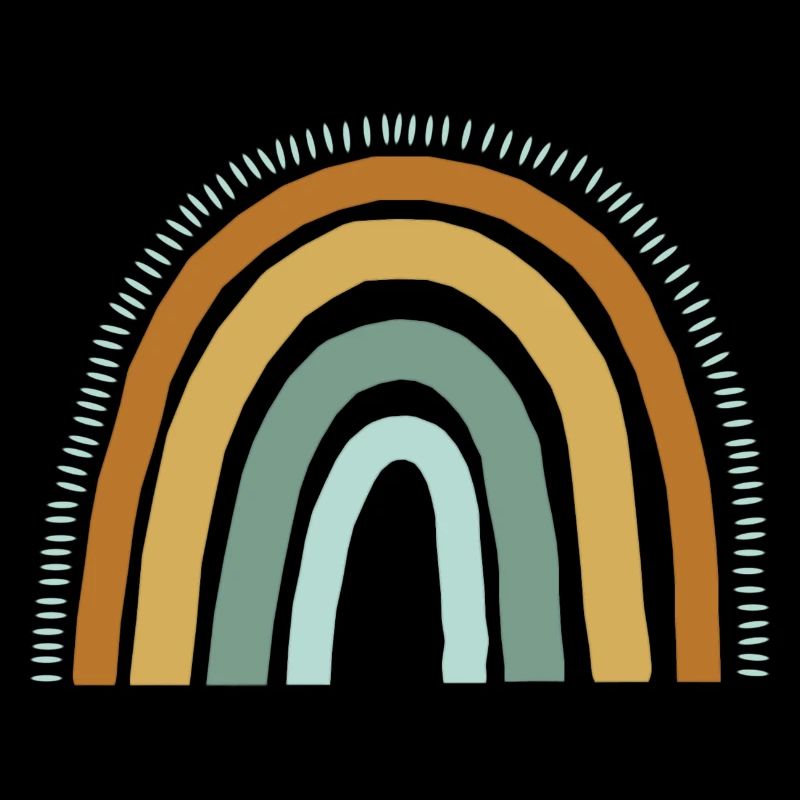 boho rainbow