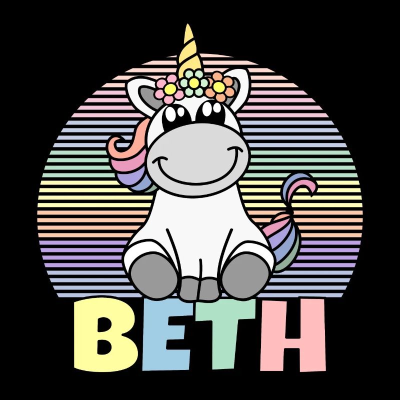 Nom de la licorne Beth