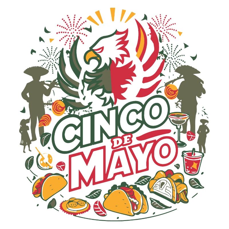 Cinco de Mayo Eagle Mutig und lebendig
