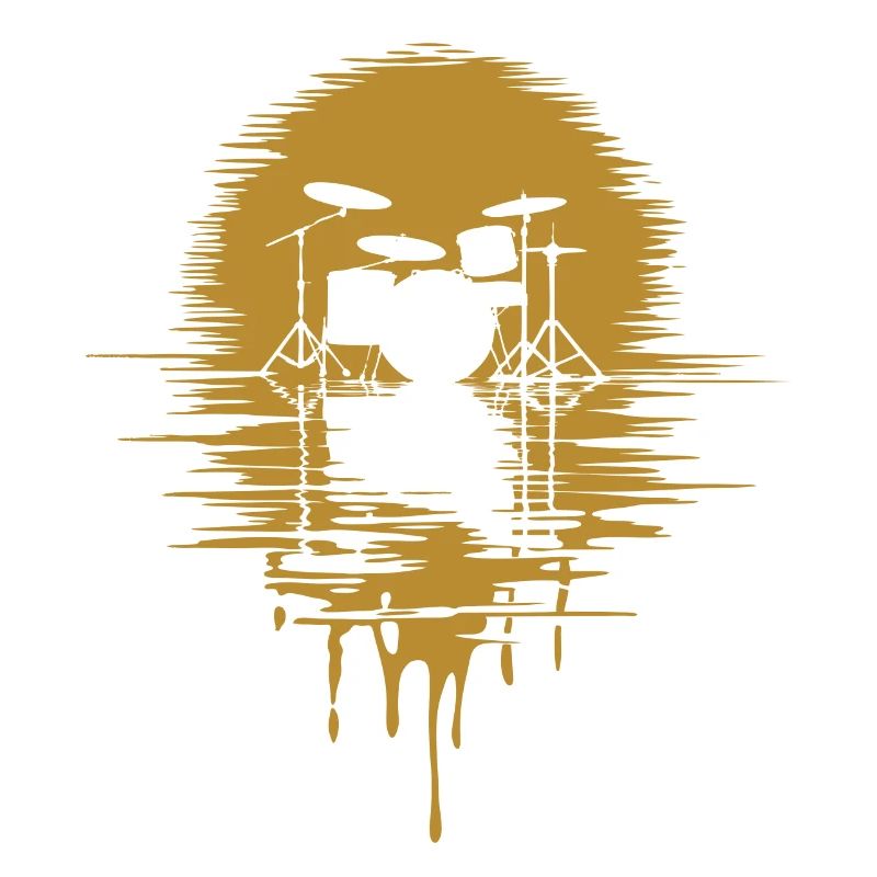 Drumset Silhouette Drums