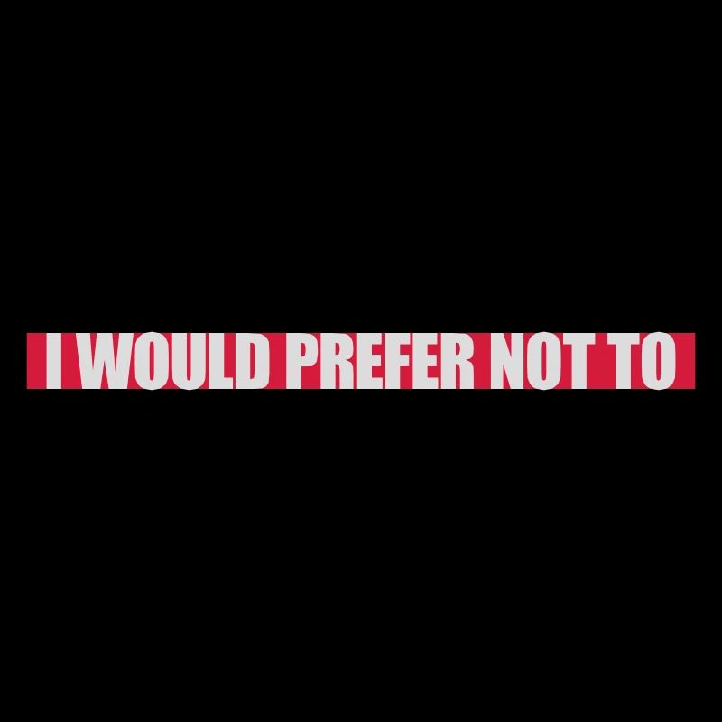 I prefer not to