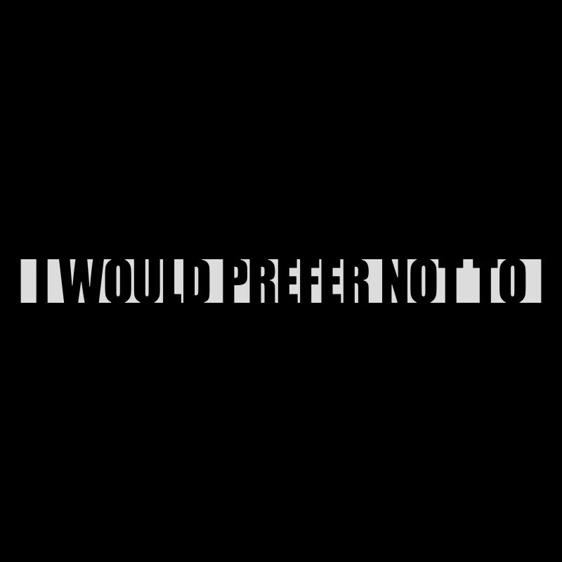 I prefer not to
