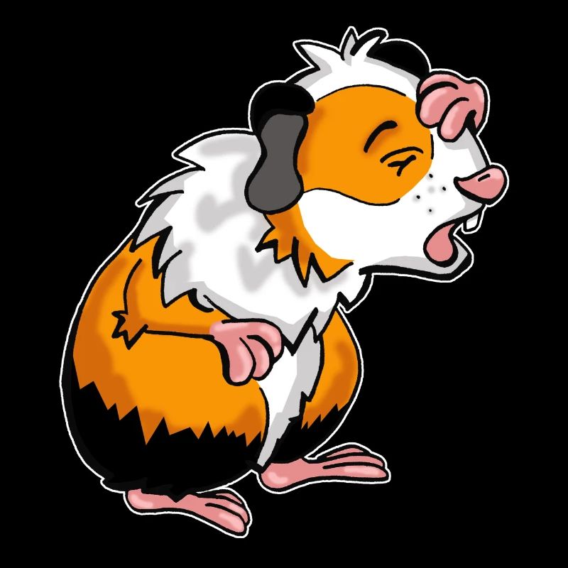 Bande dessinée de cochon d'Inde