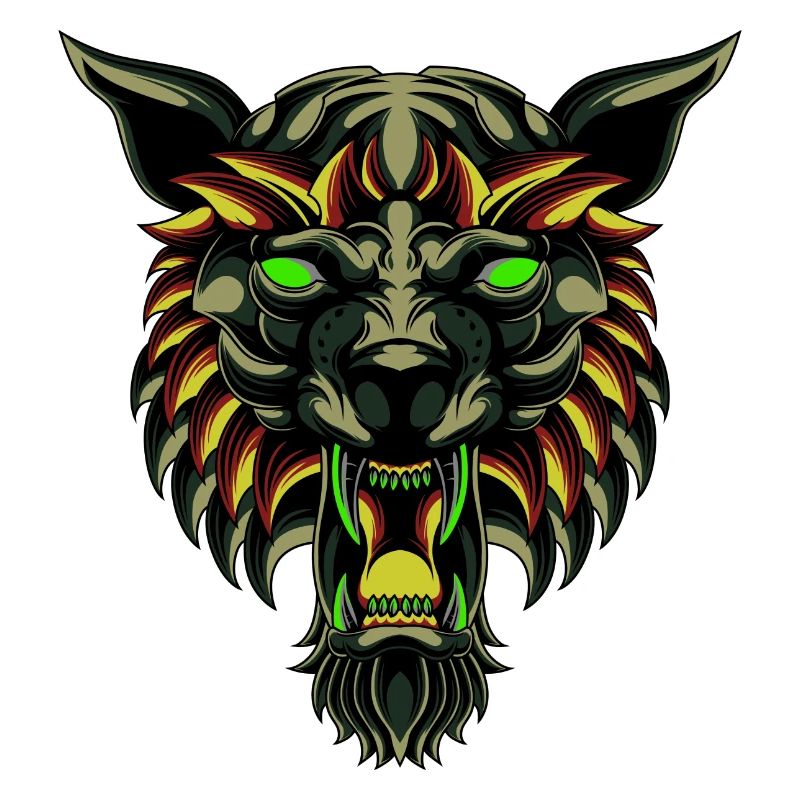 Wolf Tshirt, Wolf Lover Tshirt Werewolf