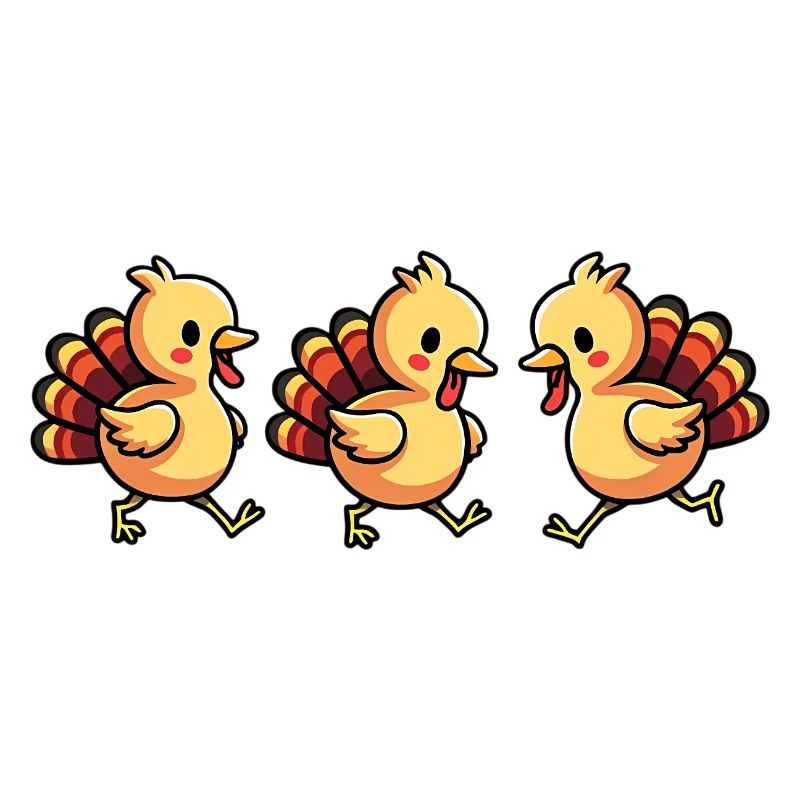 Bébé dinde de Thanksgiving