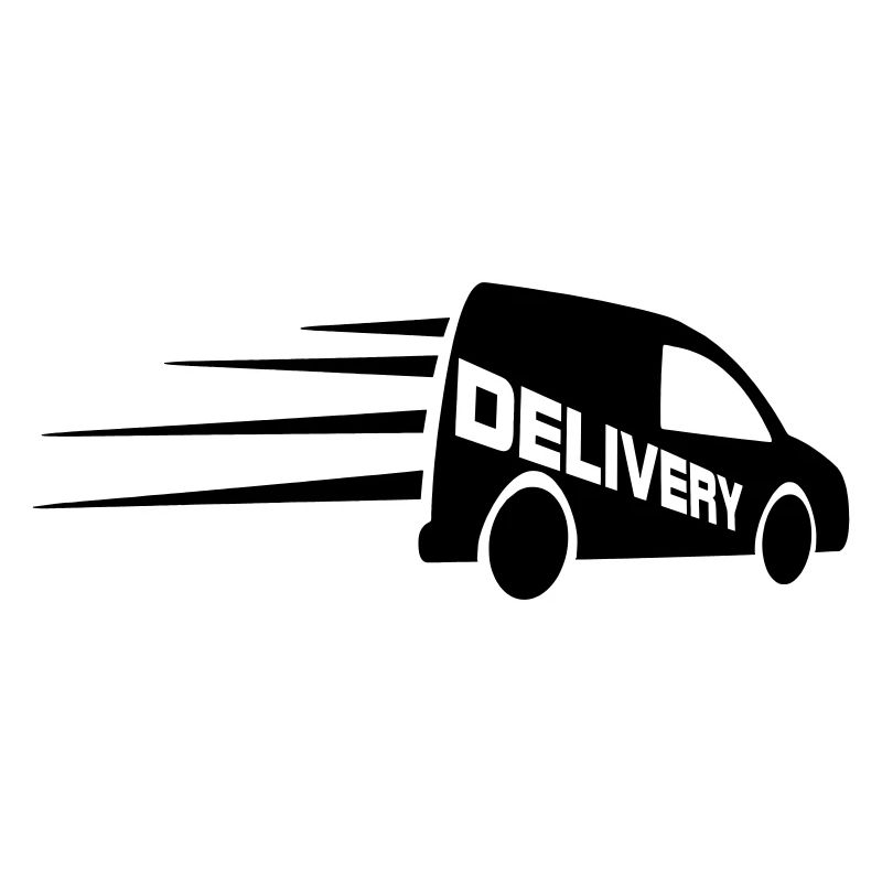 Van logo with text cut out