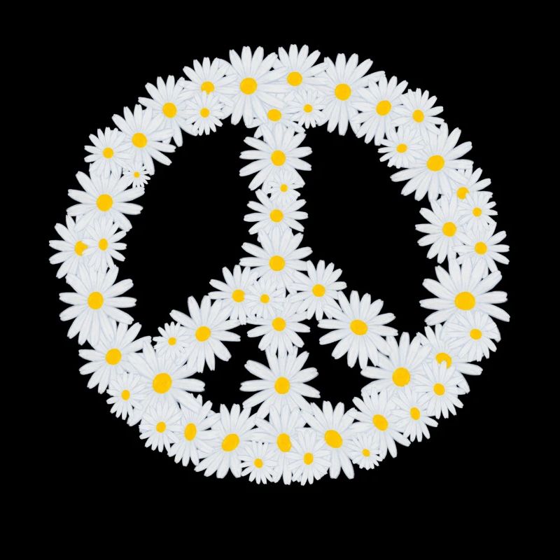 Gänseblümchen-Friedenszeichen