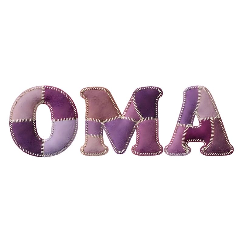 OMA Patchwork Fabric Design Gift Idea