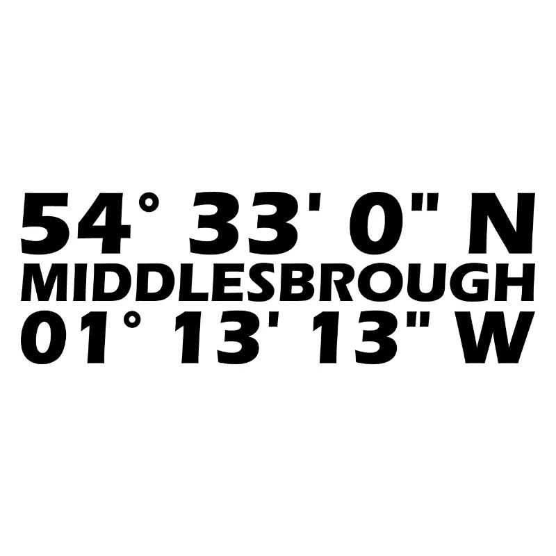 Coordonnées de Middlesbrough