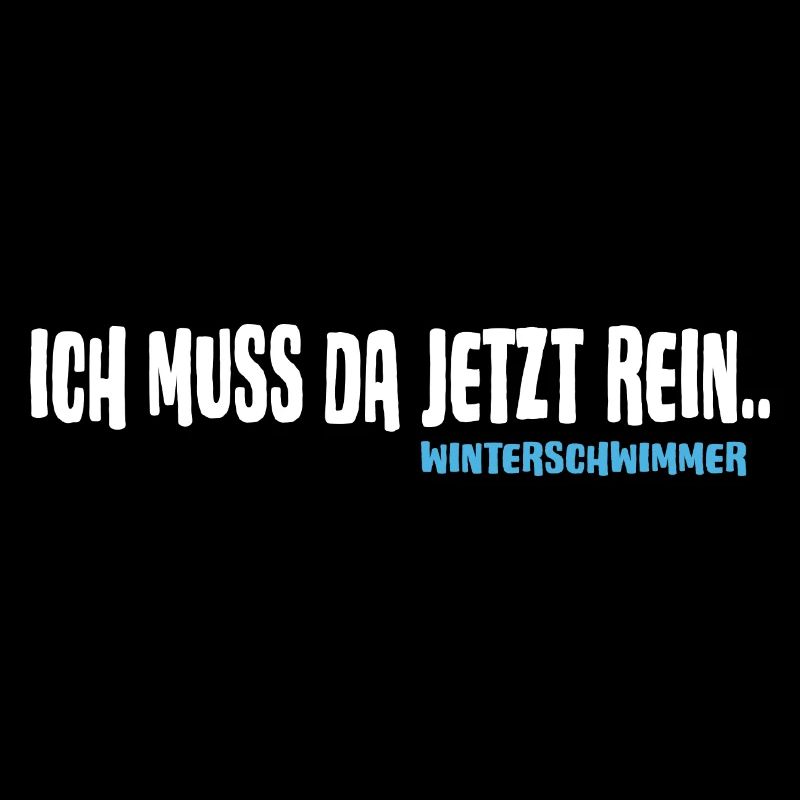 Winterschwimmer will Eisbaden Kälteresistent