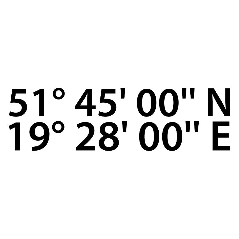 Łódź coordinates