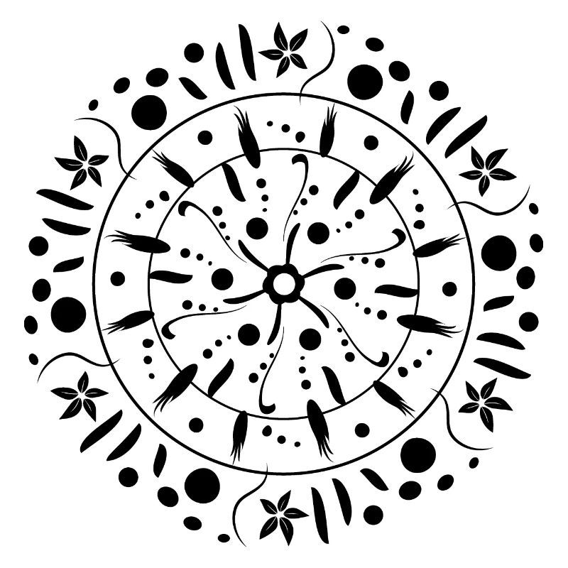 Grain Circle Pattern Gift Idea