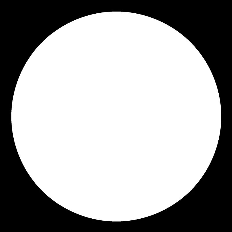 Great White Circle Minimalism
