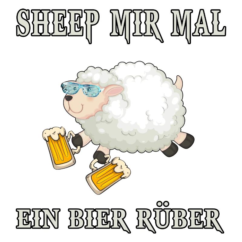 bier trinkspruch sheep mal bier rüber alkohol meme