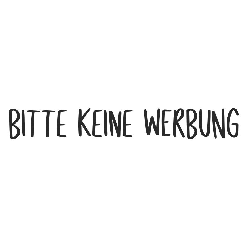 Bitte keine Werbung