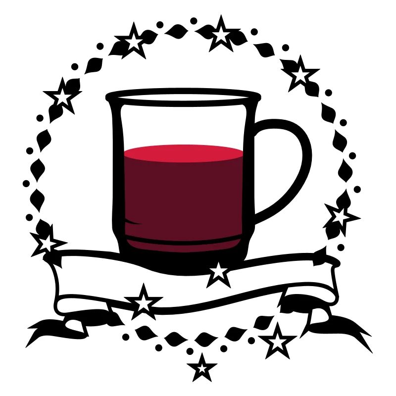 Une tasse de vin chaud