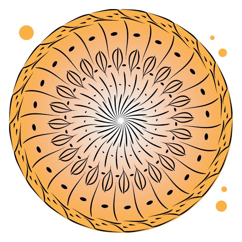Rotating pattern circle