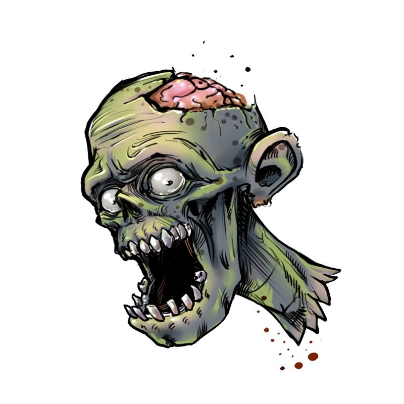 Zombie in einer Zombieapokalypse