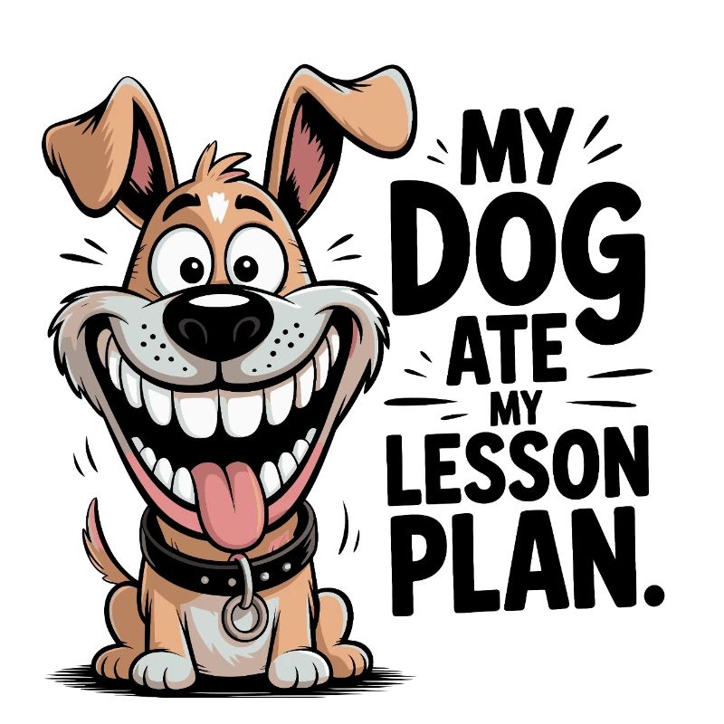 Mon chien a mangé mon professeur de plan de cours