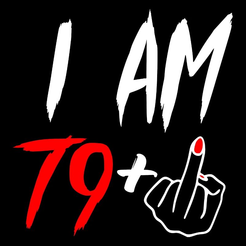 80. Geburtstag Mittelfinger
