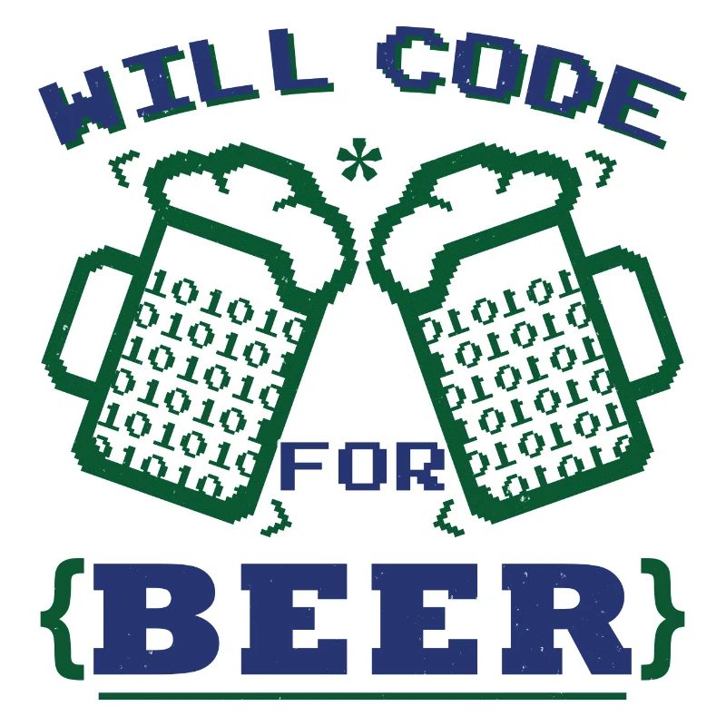 Funny Beer Coding Coder