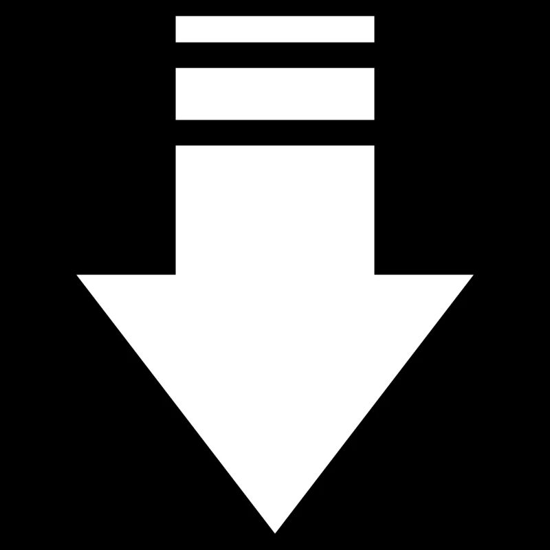white arrow