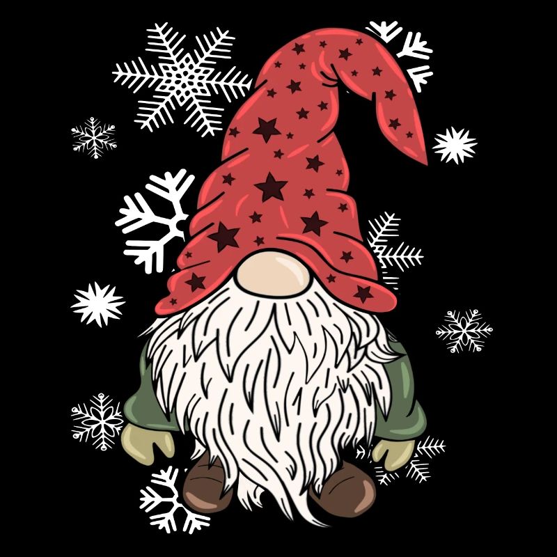 Gnome Elfes de Noël Flocons de neige